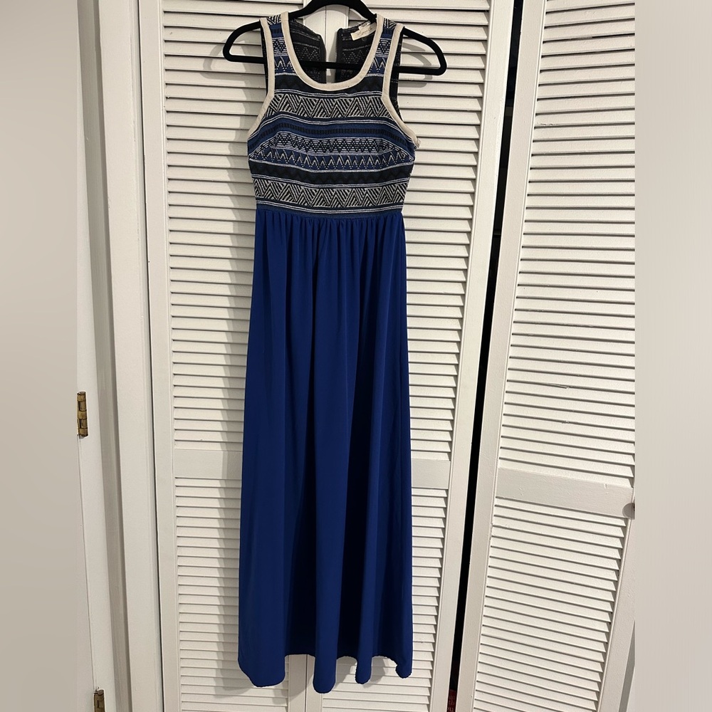 Blue Maxi Dress- Size 2